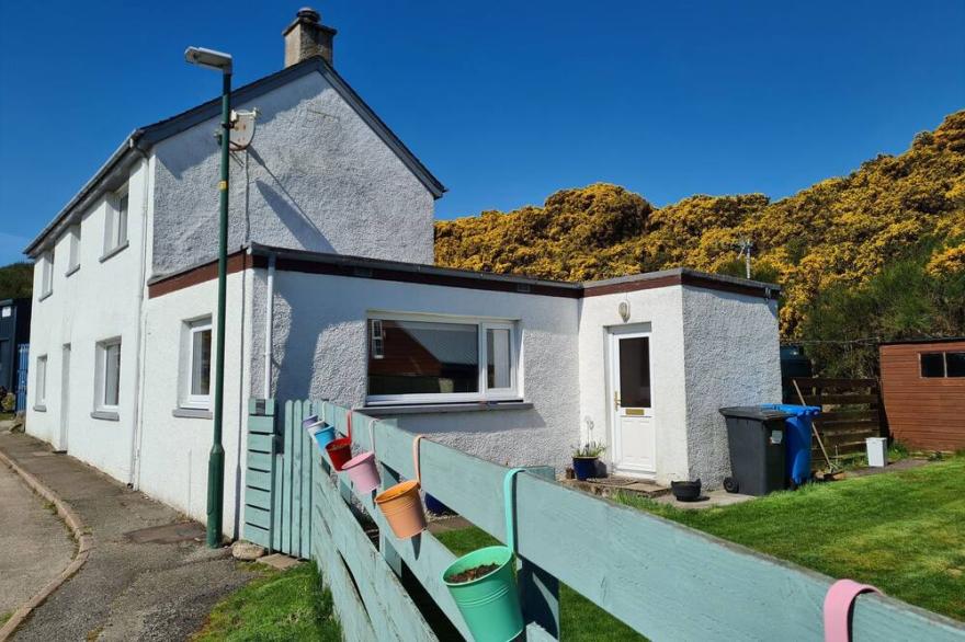 Detached large cottage in Brora, Sutherland