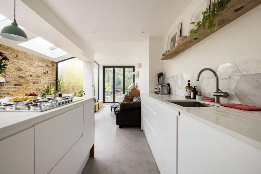 Light filled house five minutes from the tube, perfect for families!