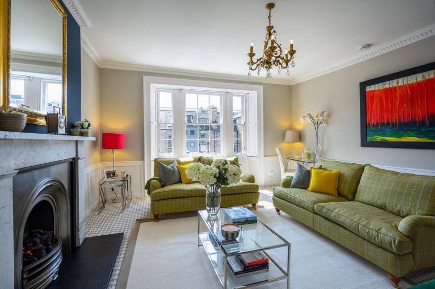 Stunning Georgian Duplex in Prestigious Prime City Centre, New Town, Edinburgh