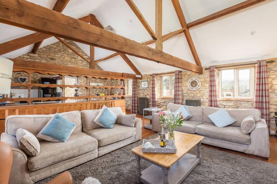 Rural location with lovely countryside views