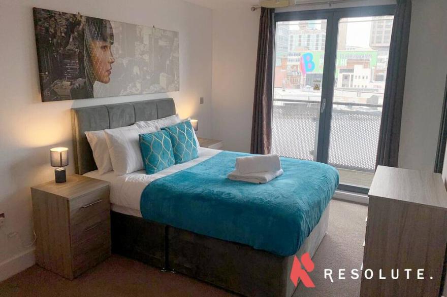 ★ Stylish Arcadian Centre - One Bedroom - Large Balcony - Bullring Shopping