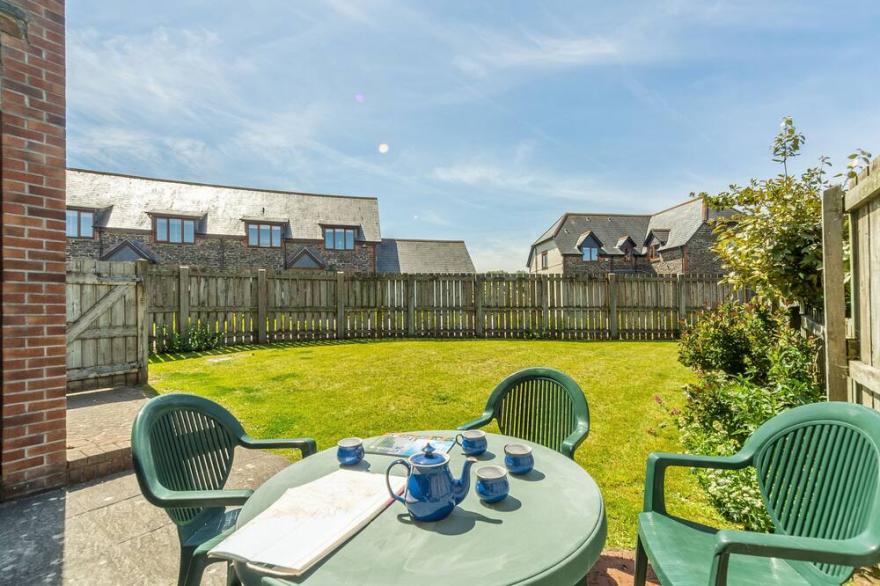 This family-sized cottage is situated in the heart of the Roserrow community.