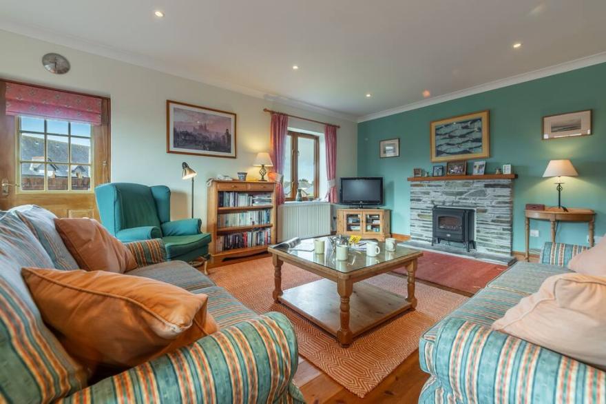 This family-sized cottage is situated in the heart of the Roserrow community.