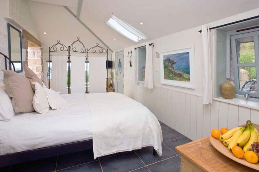 Basking Shark, Beach Cottage, Superb Sea Views