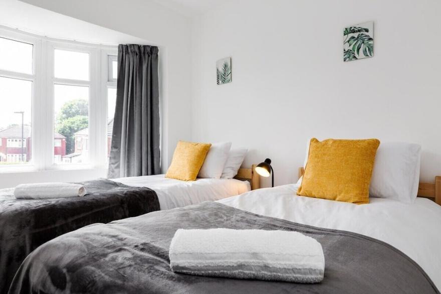 Millola House - 1mi to Etihad Stadium free parking