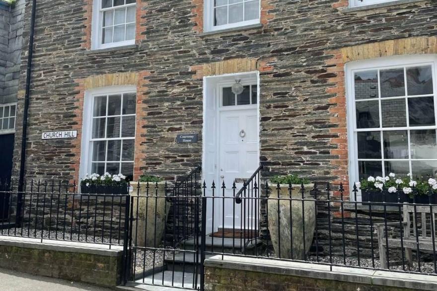 Courtenay House a Georgian property just steps from the sea.