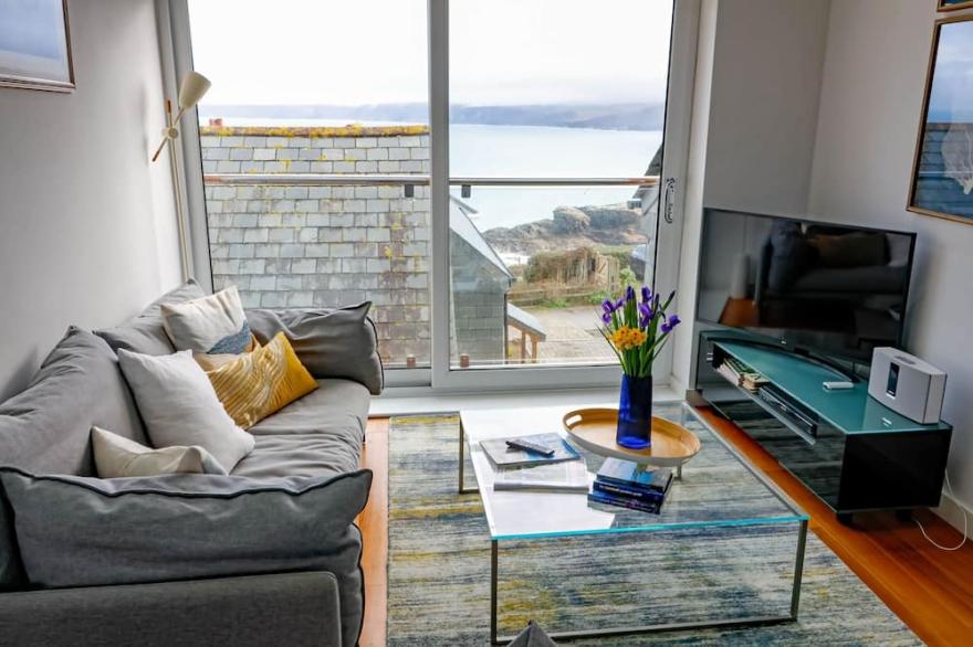 Number 9 with wonderful views over Port Isaac Bay