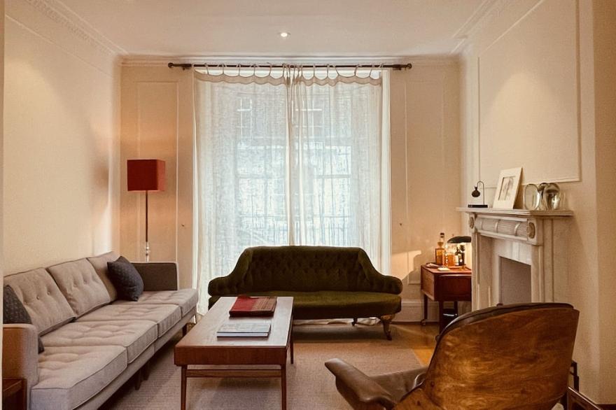 Elegant Knightsbridge Townhouse Harrods Hyde Park