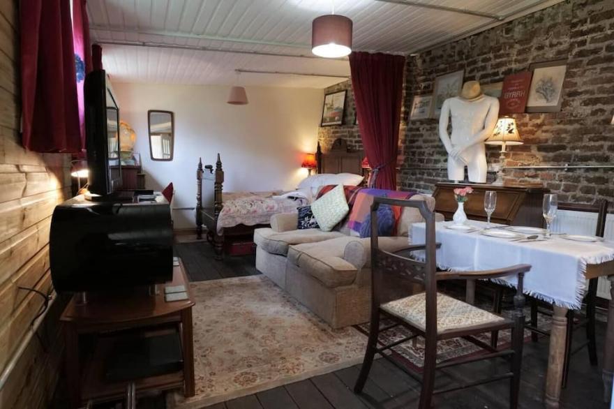 Stay in a vintage shop!