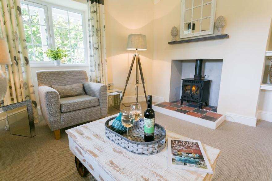 Cae Mab Dafydd -  a cosy fire that sleeps 3 guests  in 2 bedrooms