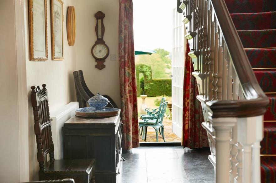 Dolbelidr is a charming Grade II arts and crafts style house set in the beautiful vale of Clwyd, mak