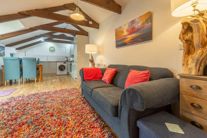 Perfect for a romantic Cornish break and just a mile and a half from the beach.