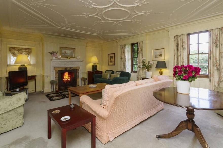 Historic manor house with full size snooker table surrounded by mature gardens.
