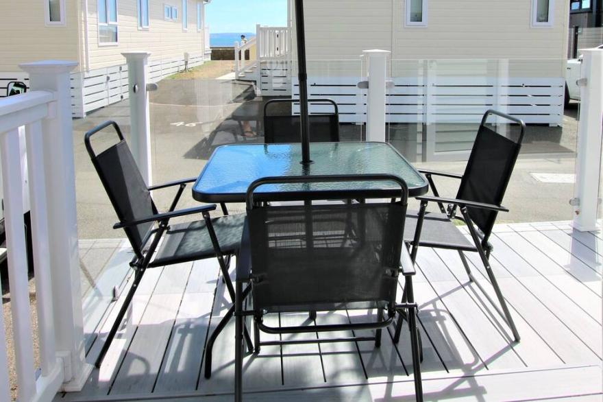 'Heathfield', A luxury lodge on the Sandhills Holiday Park Mudeford