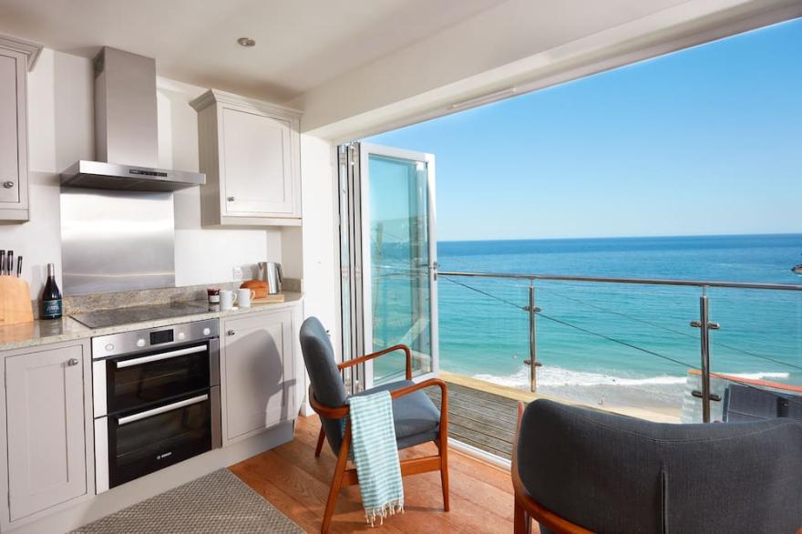 Superbly appointed accommodation, and a soothing hot tub on the decked balcony.