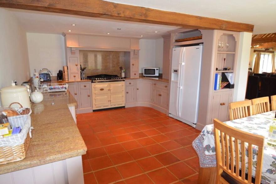Park Farm Barn, Wolterton is a welcoming period Dairy Barn conversion.