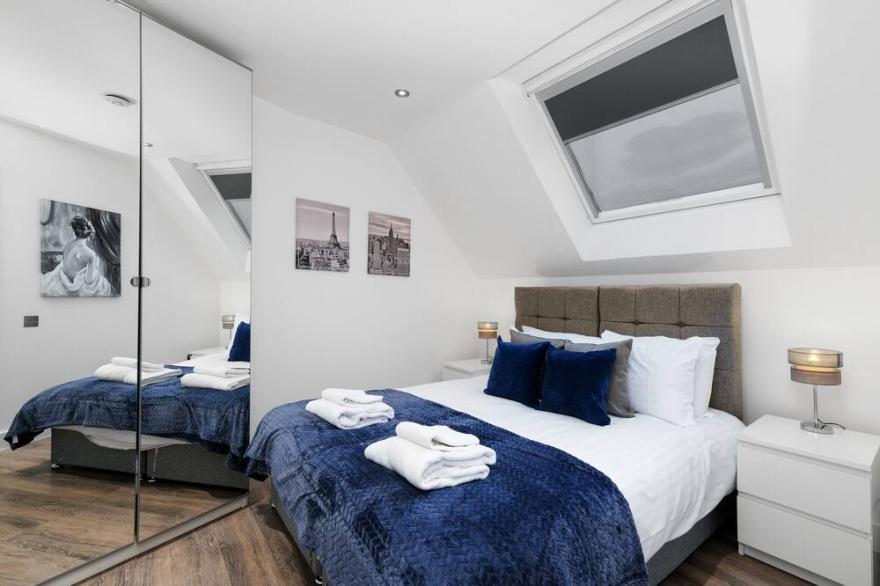 RG Kings Lodge 304 -Reading Town Centre 2 Bedroom Apartment with  Parking