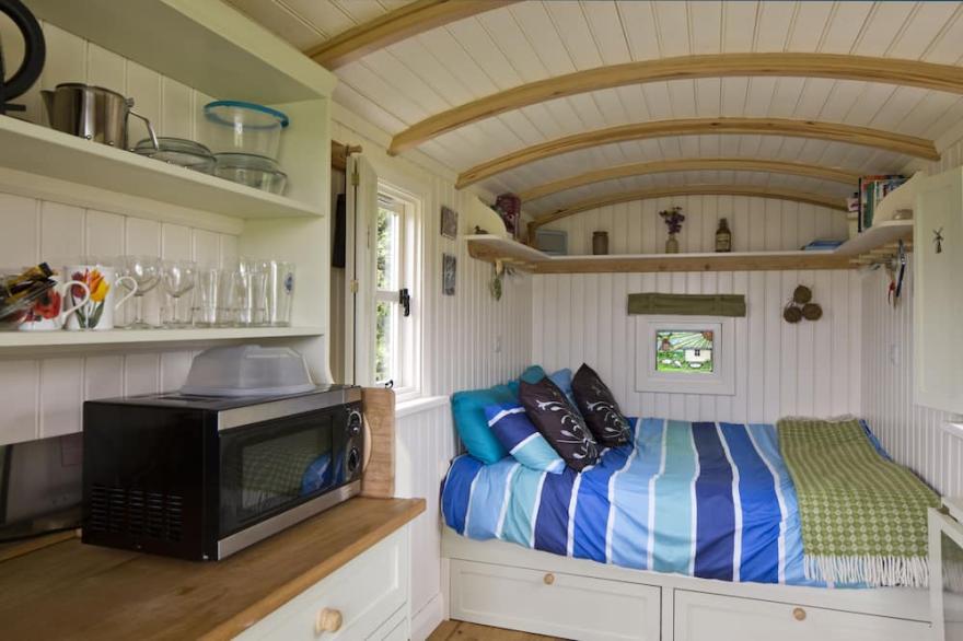 Shepherds Hut for two located on the east yorkshire coast