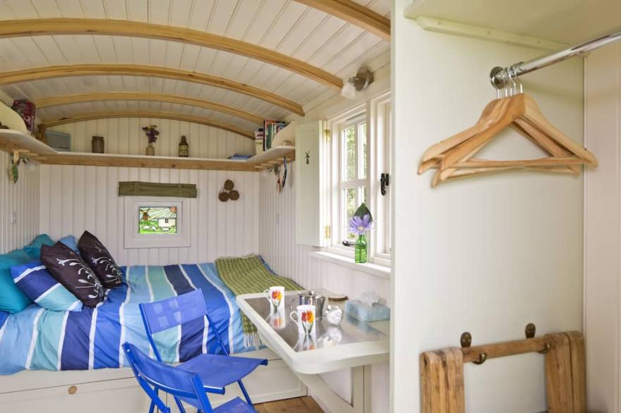 Shepherds Hut for two located on the east yorkshire coast