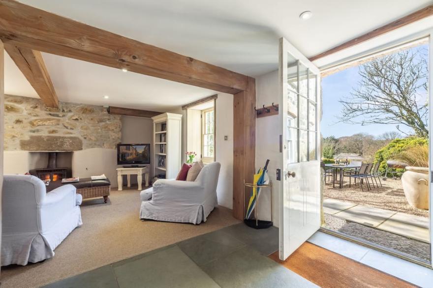 Enjoy the grounds of the Bonython Estate which cover 20 acres whilst staying at Bonython Farmhouse.