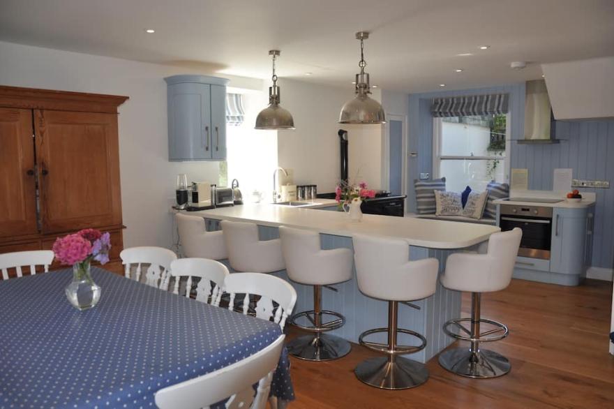 House In Daymer Lane, one of The Most Exclusive beachside lanes In Cornwall-