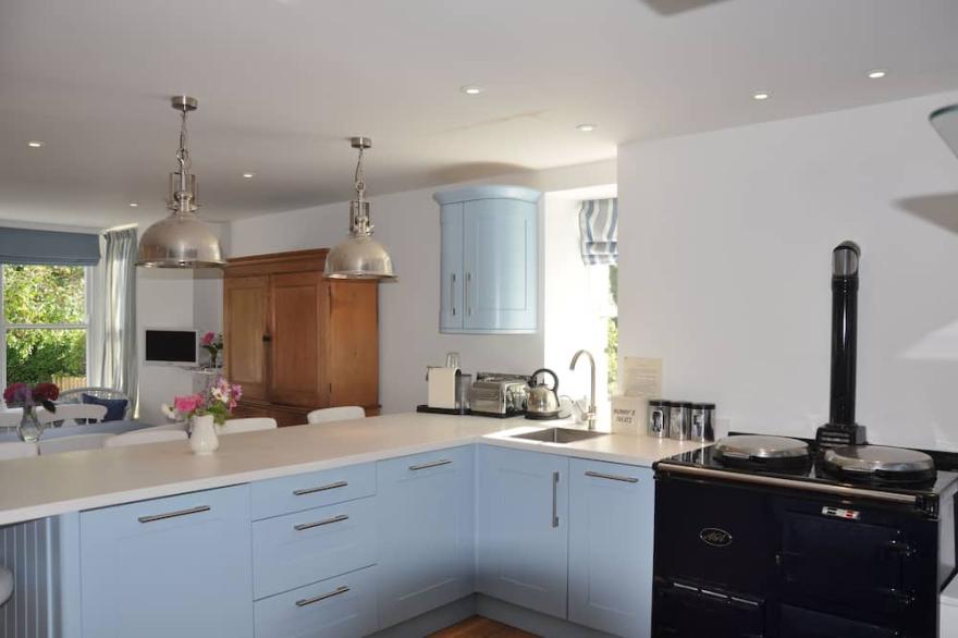 House In Daymer Lane, one of The Most Exclusive beachside lanes In Cornwall-