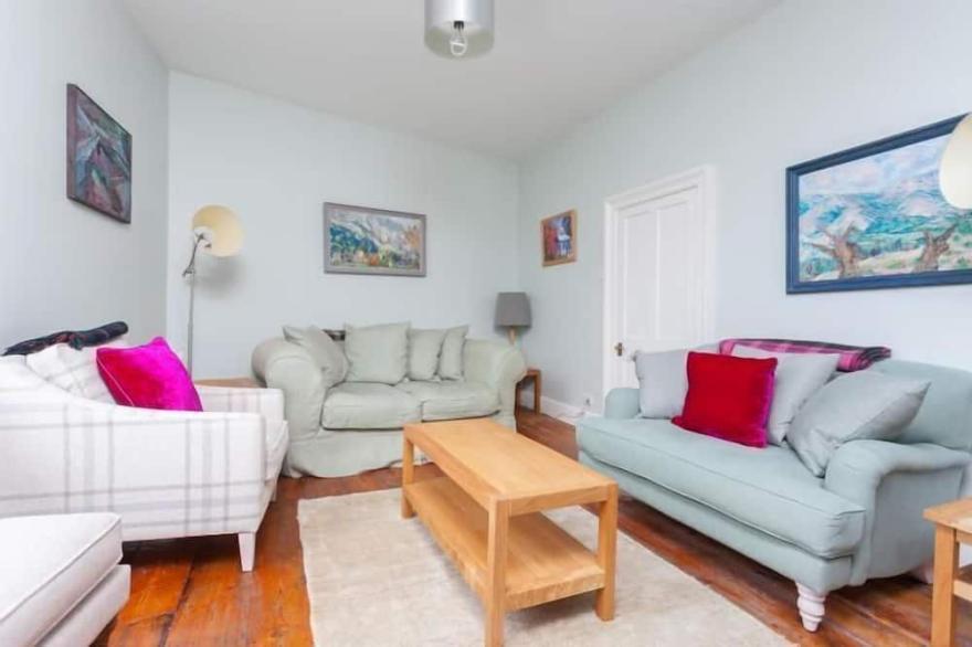 This large comfortable rambling Georgian house for 5 with panoramic city views