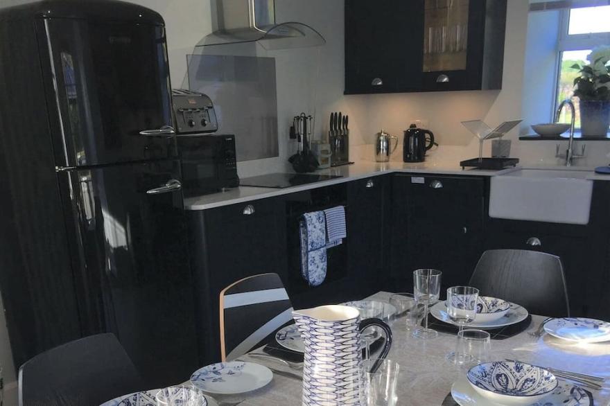 Semi detached 1895 cottage, looks and feels like a boutique hotel.