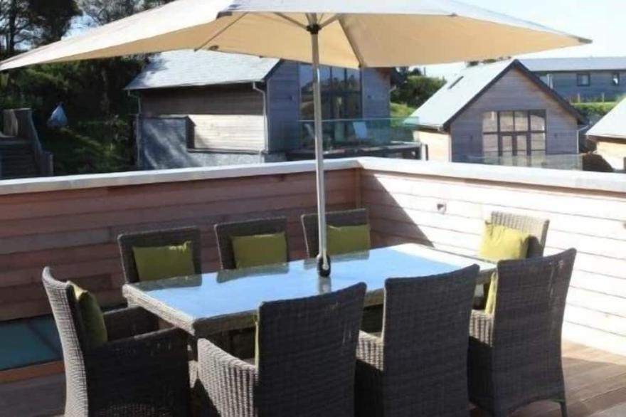 Gorgeous home known as the Sky Deck due to its innovative design with large terrace on the roof allo