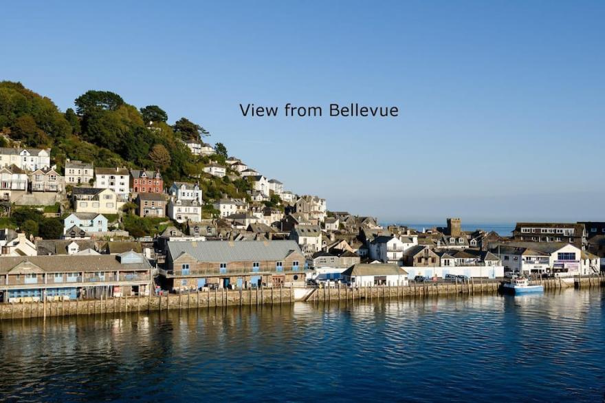 Stunning House Overlooking Looe River. Free Parking Space. Free Wifi.