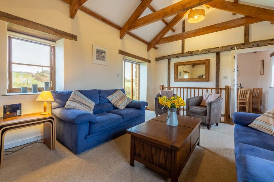 Spring Barn is a delightful three bedroom barn conversion.