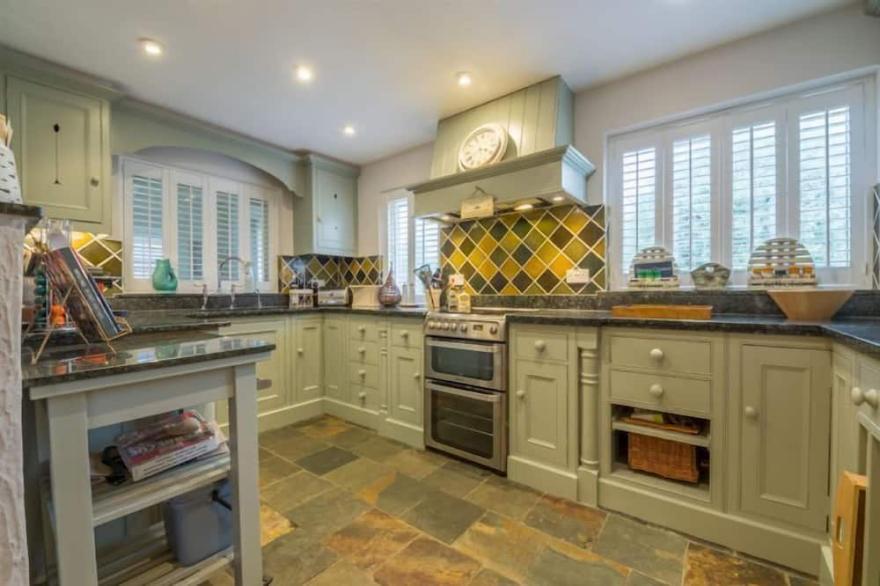 A luxuriously refurbished single-storey property in central Brancaster.