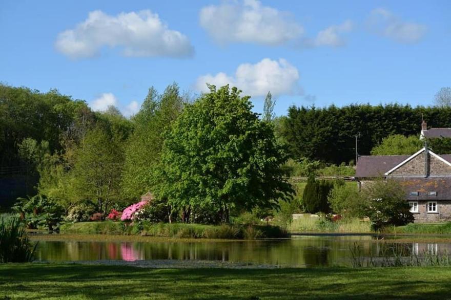MILL COTTAGE - a cosy rural cottage with private fishing lake