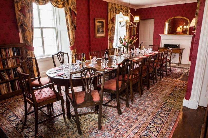 Charming mansion house in the Scottish highlands.