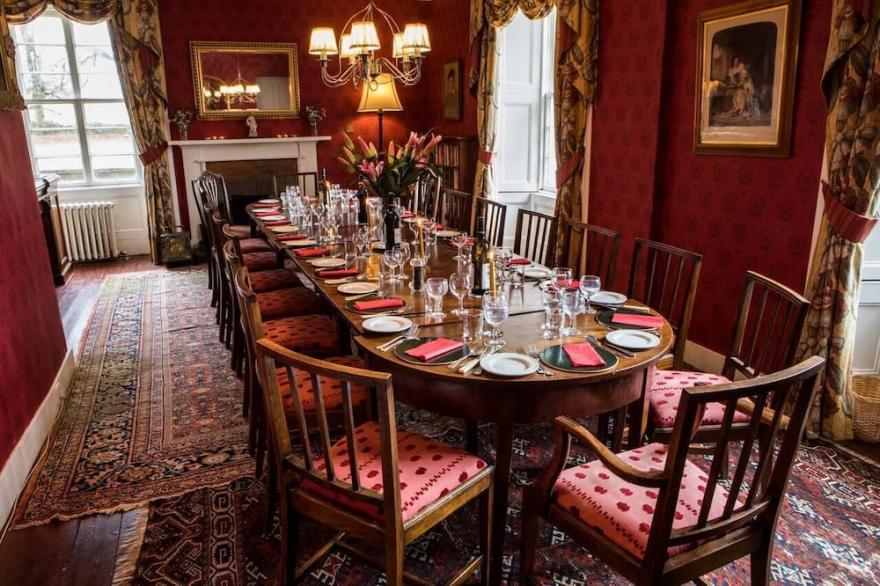 Charming mansion house in the Scottish highlands.