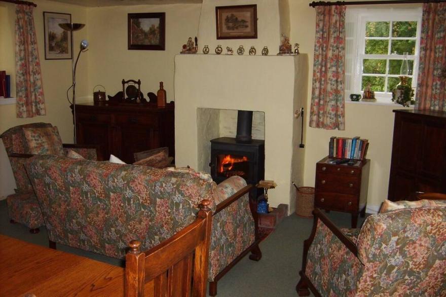 Cosy Cottage in Picturesque Rural Location Near Sea, Garden, Burn, Red Squirrels