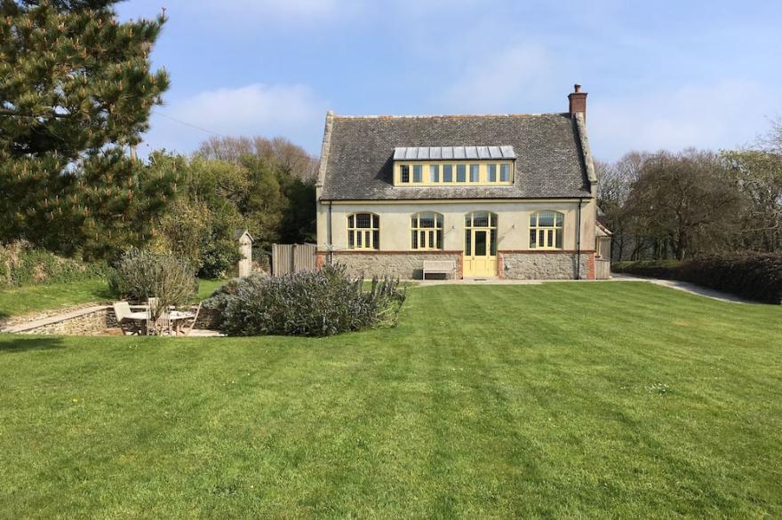 Impressive and spacious converted Village Hall in a picturesque rural village on the South Cornish C