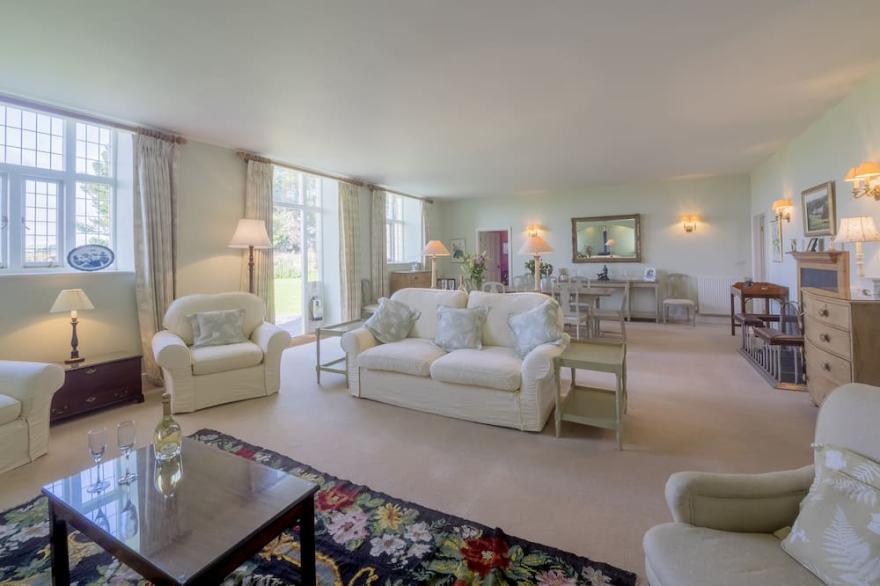 Impressive and spacious converted Village Hall in a picturesque rural village on the South Cornish C
