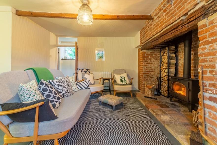 A very charming and characterful bolthole located just outside Burnham Market