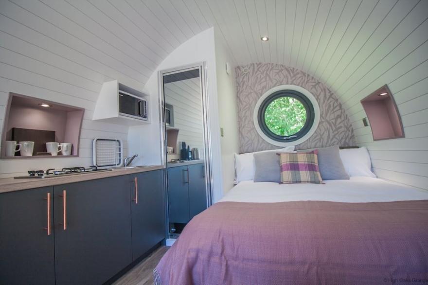 Bluebell Glamping Pod - sleeps 2 | Gold Award winning