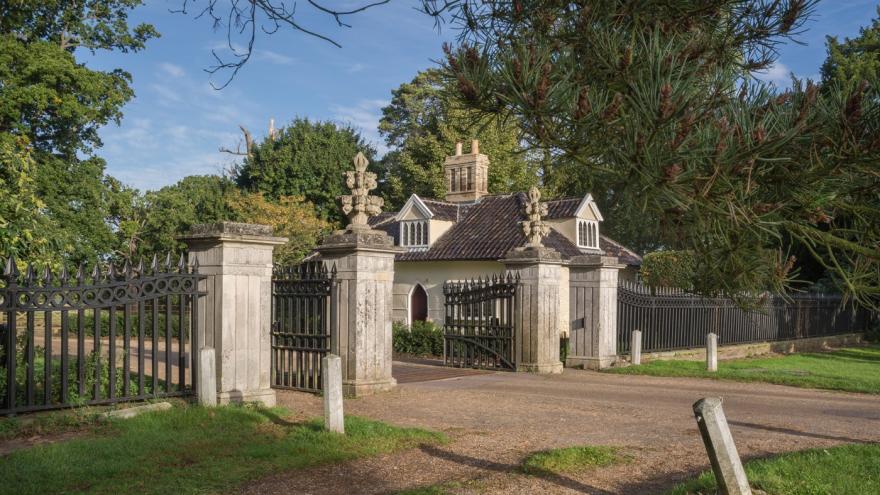 Horringer Park Gates